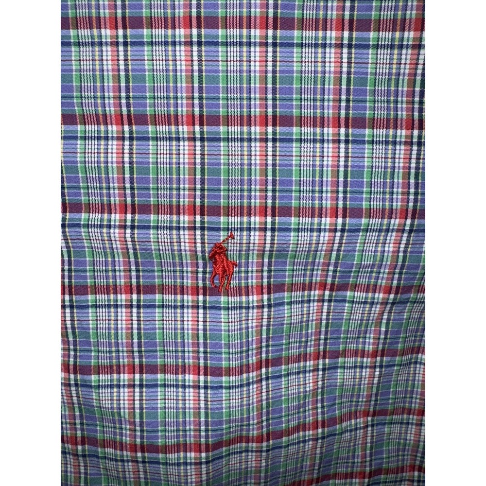Men's Ralph Lauren Long Sleeve Button Down - Large - Plaid - Picture 4 of 5